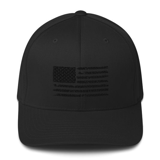 AMERICAN FLAG MURDERED HAT BLACKOUT OLD GLORY THREE PERCENT