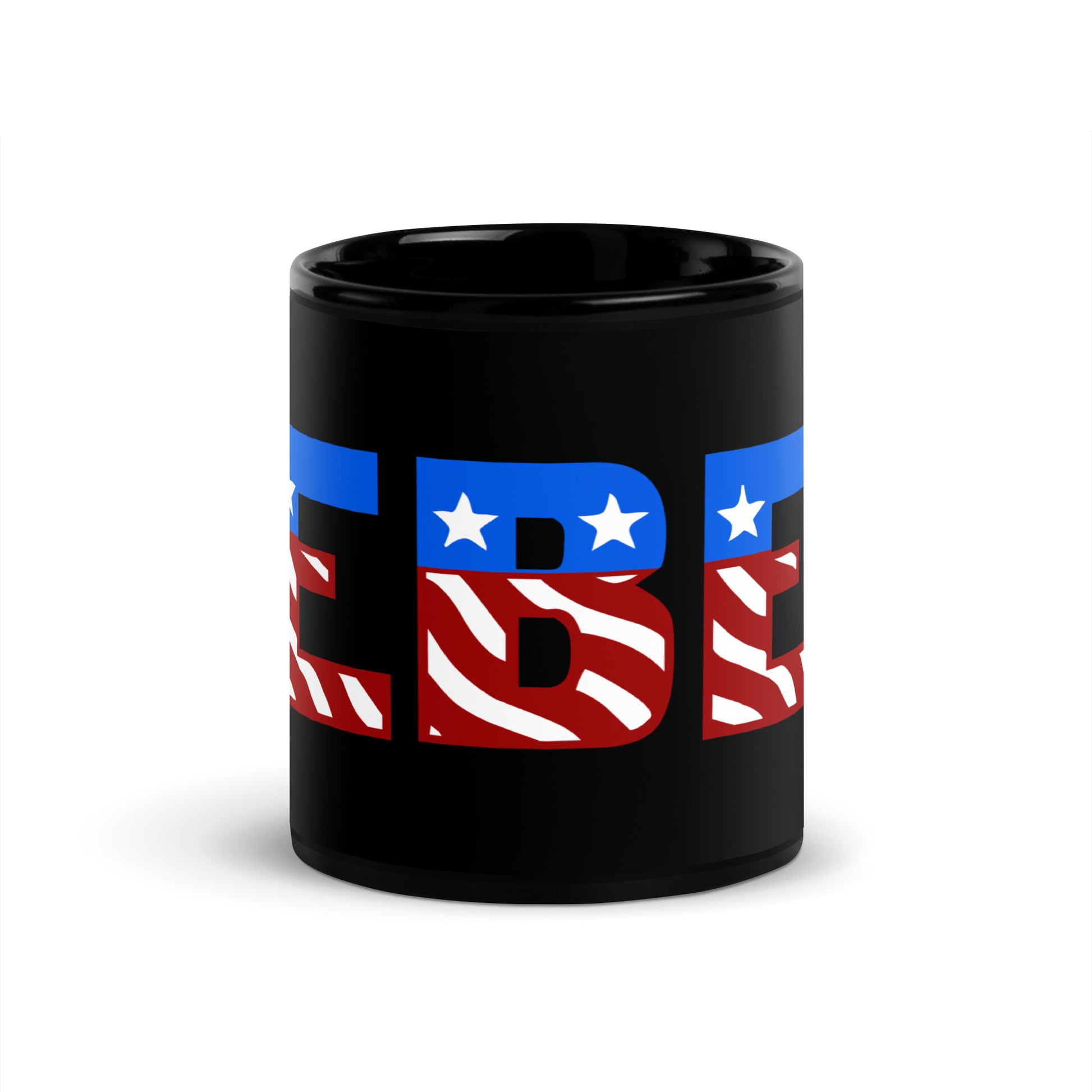 red white blue rebel mug