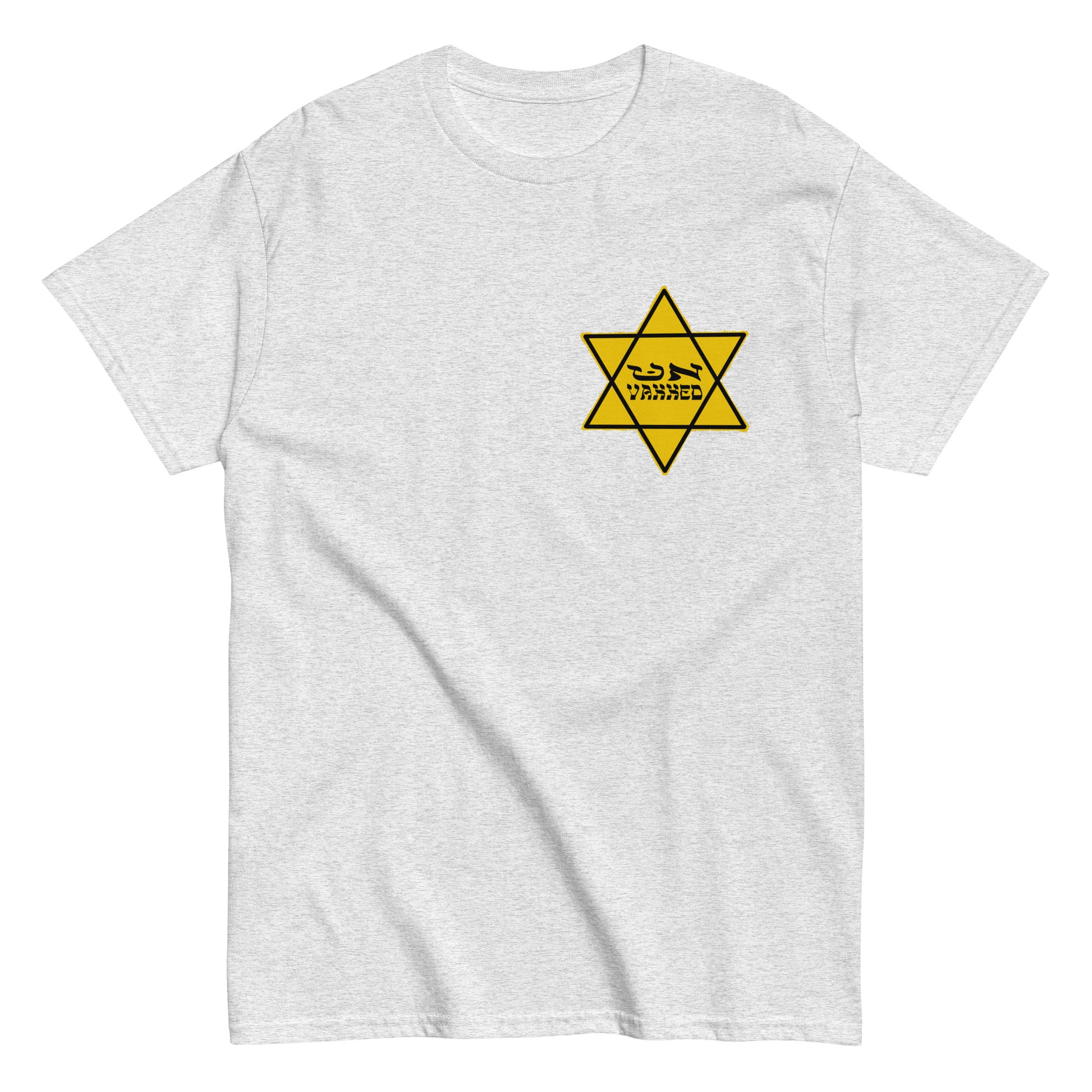 un-vaxxed germany jewish star nazi tshirt red white brutal