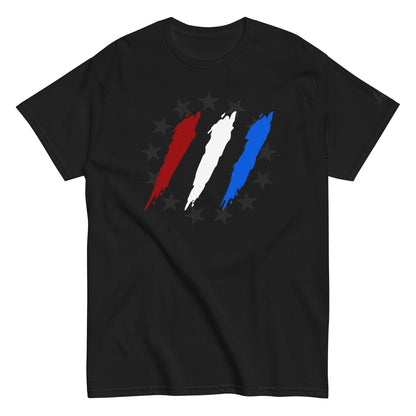 three percent red white brutal tshirt patriotic