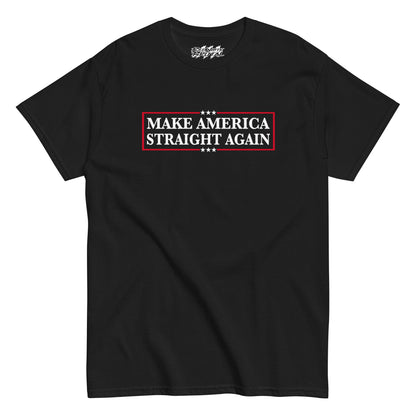 MAKE AMERICA STRAIGHT AGAIN MENS CLASSIC TEE