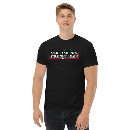 MAKE AMERICA STRAIGHT AGAIN MENS CLASSIC TEE