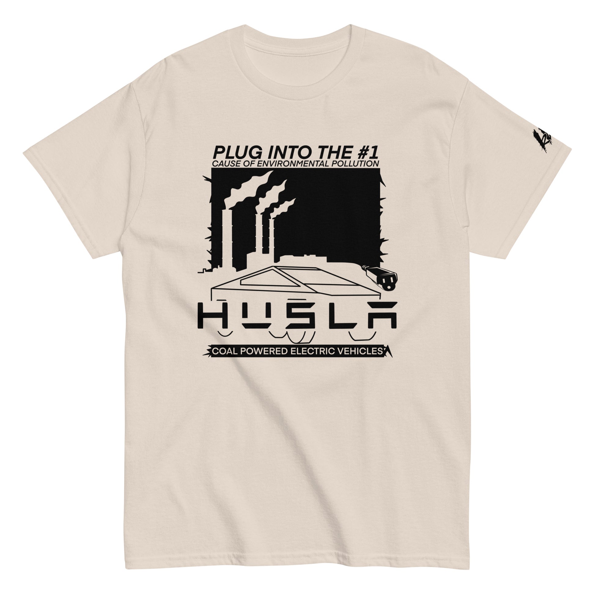 husla environmental pollution tshirt coal powered electric rwb