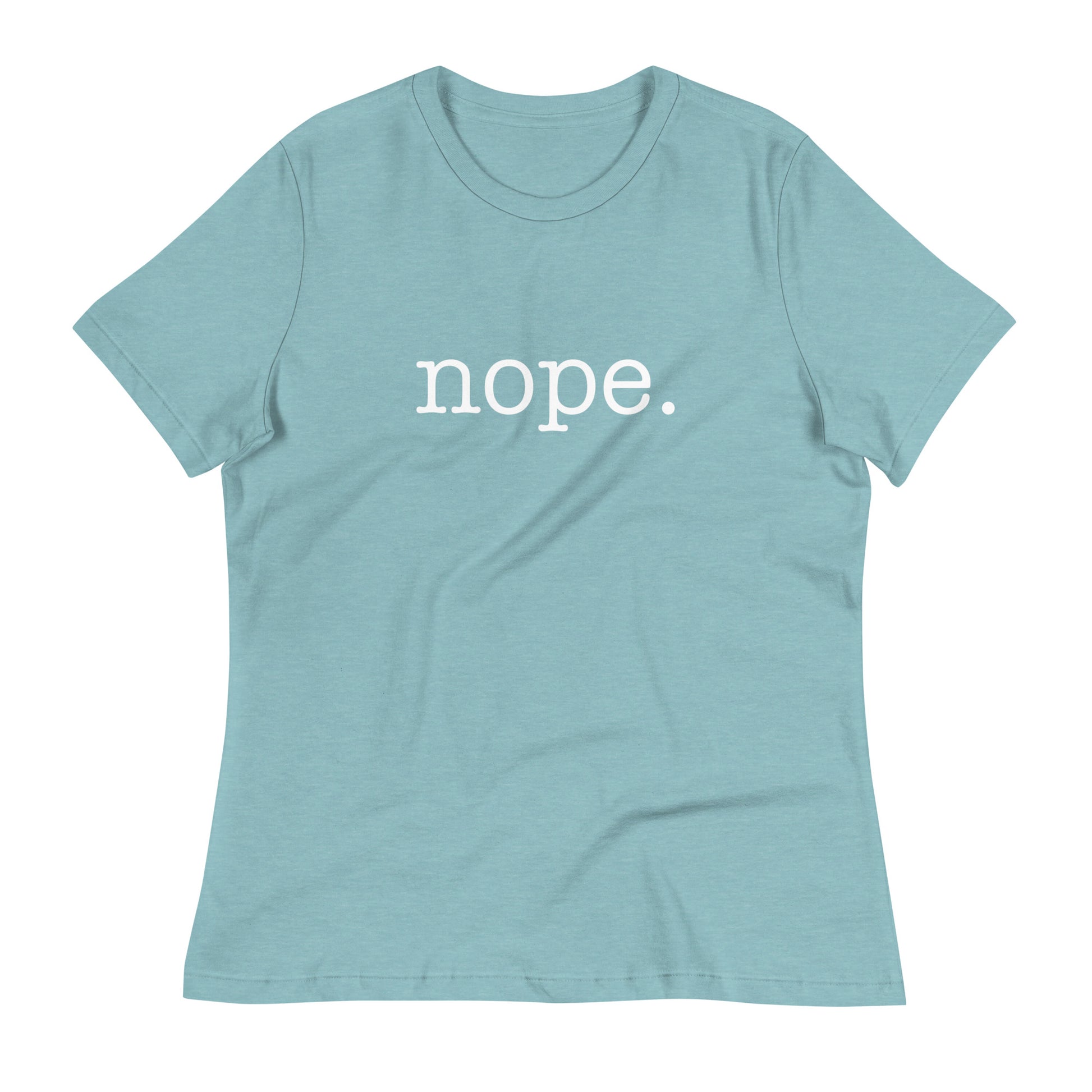 nope funny brutal tshirt red white blue